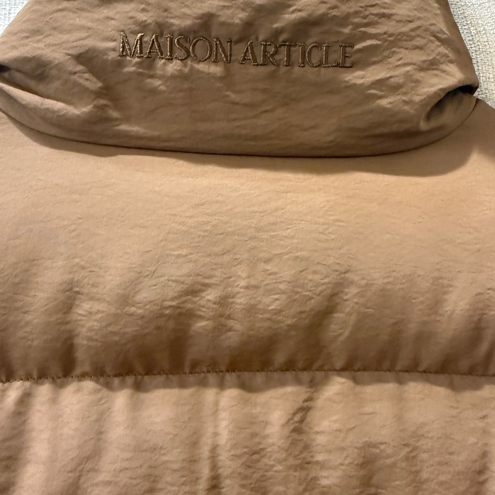 Maison Article Brown Puffer Jacket - image 4